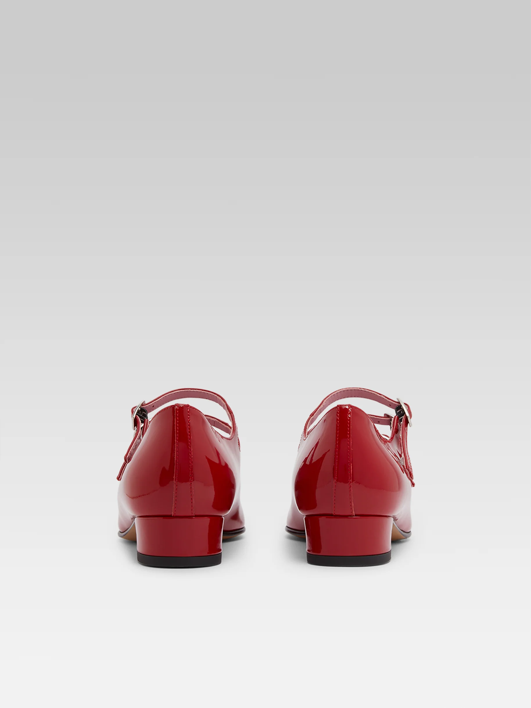 Ariana - Ballerines babies cuir verni rouge - Image 7