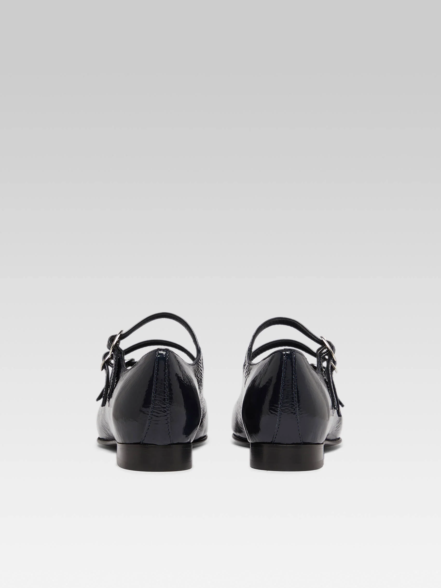 Ariana s - Ballerines babies cuir naplack bleu abysse - Image 5