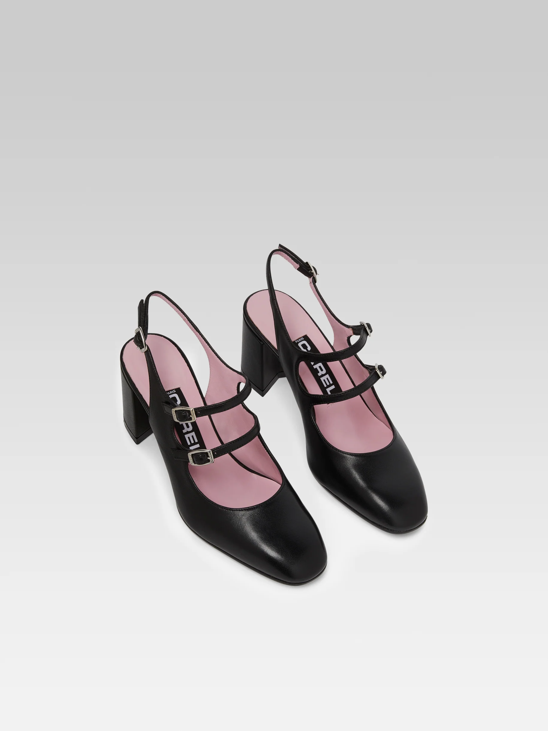 Banana - Babies slingback cuir noir - Image 4