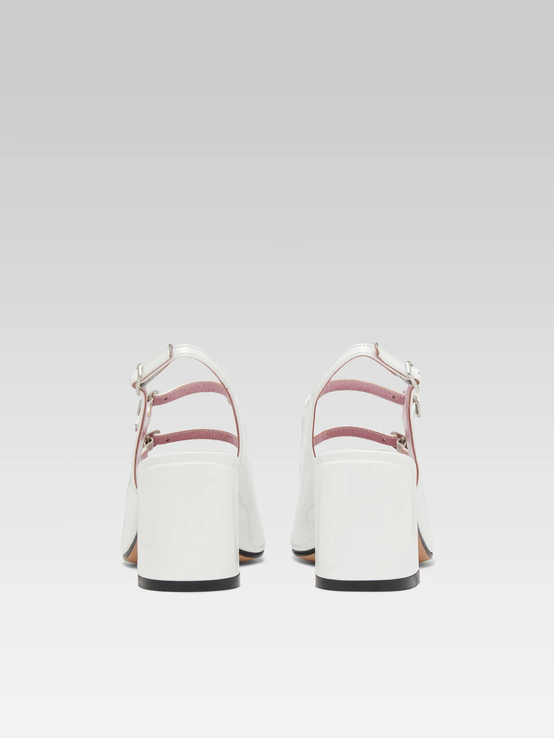 Banana - Babies slingback cuir verni blanc - Image 6