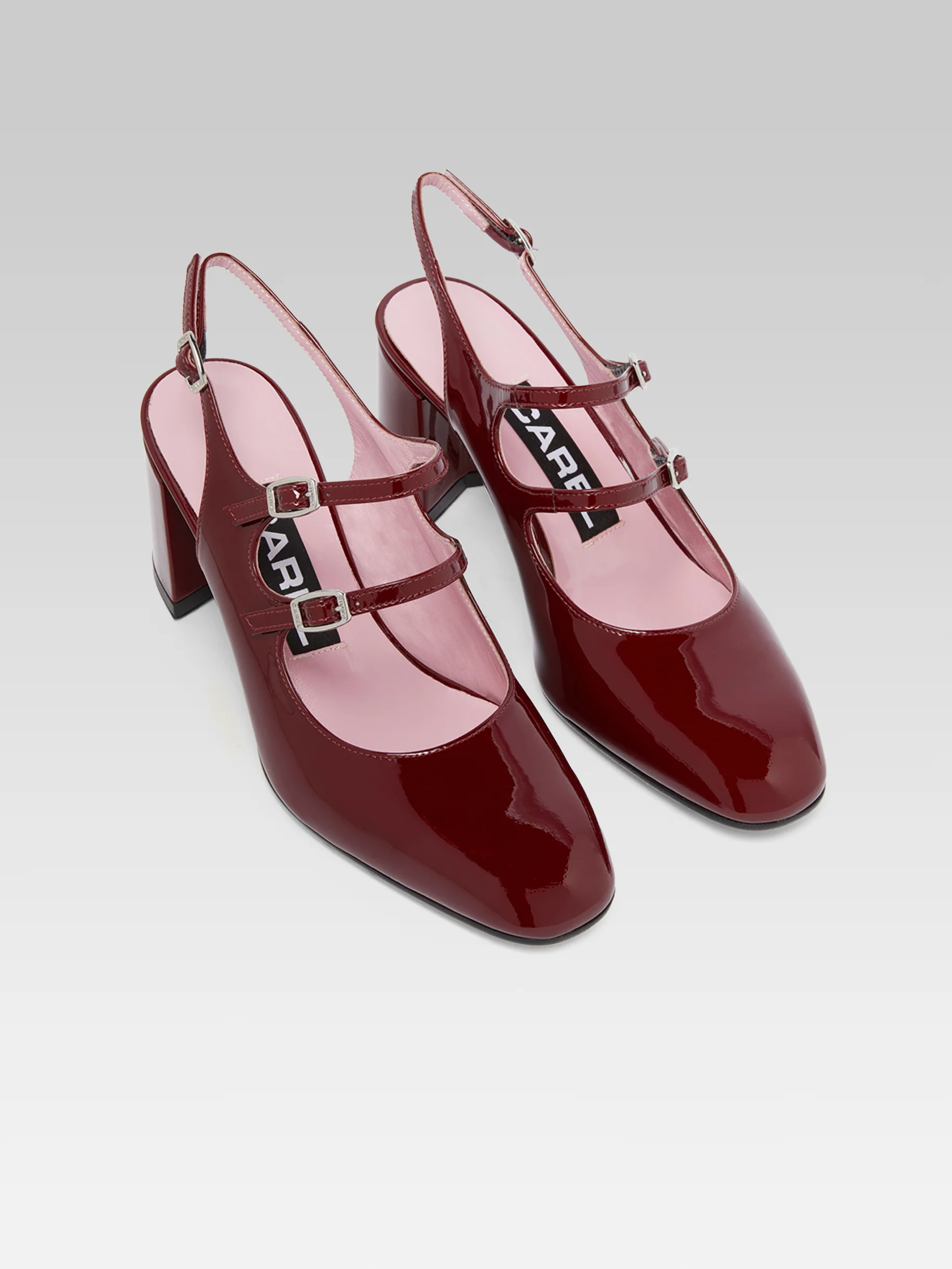 Banana - Babies slingback cuir verni bordeaux - Image 3