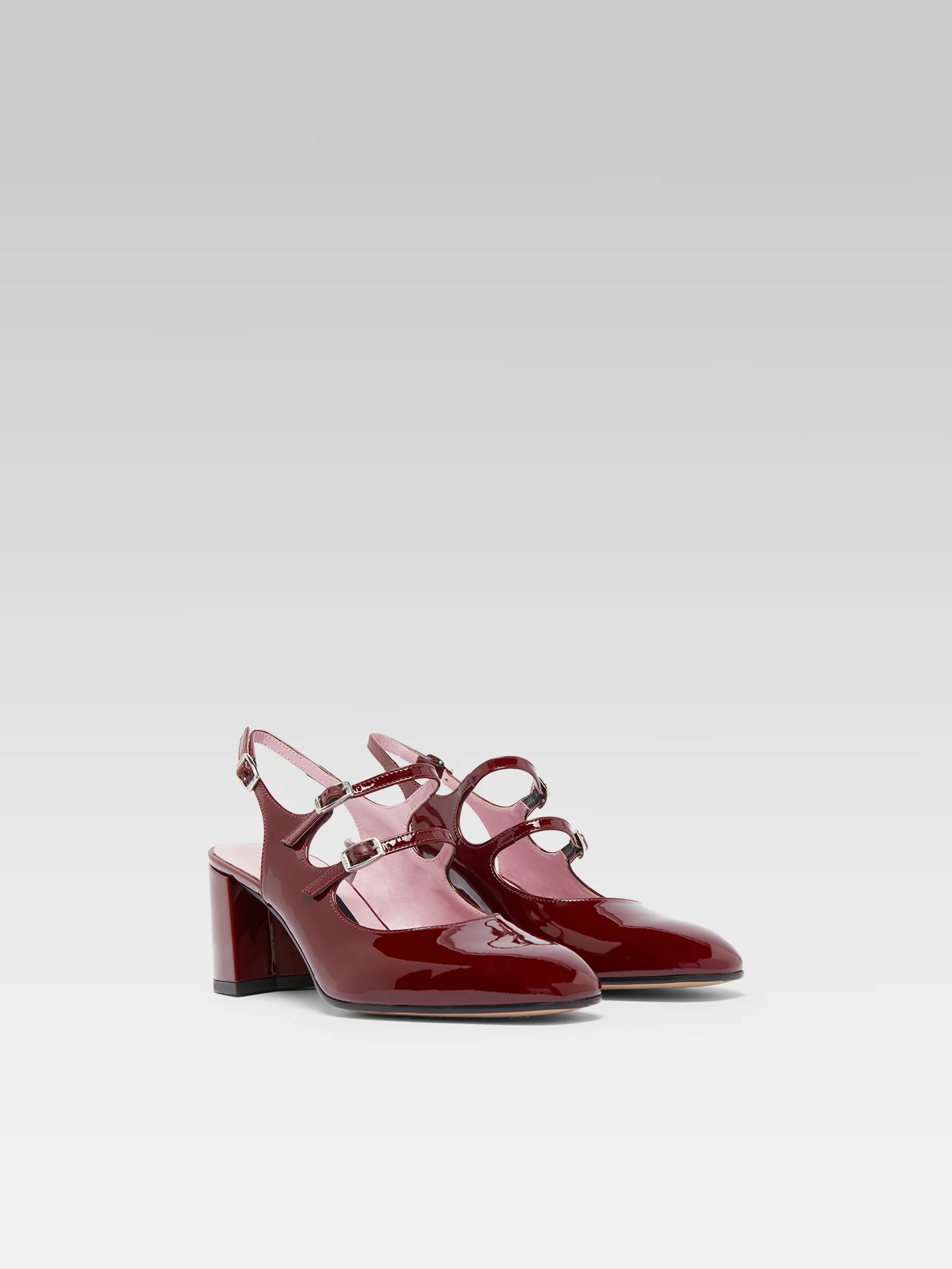 Banana - Babies slingback cuir verni bordeaux - Image 4