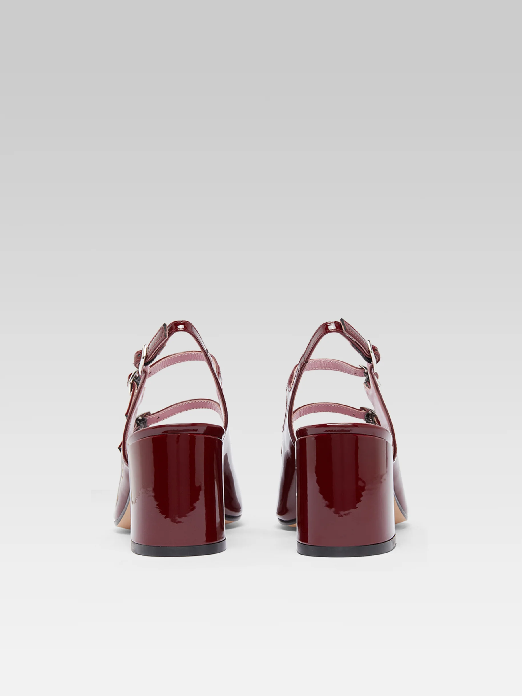 Banana - Babies slingback cuir verni bordeaux - Image 5