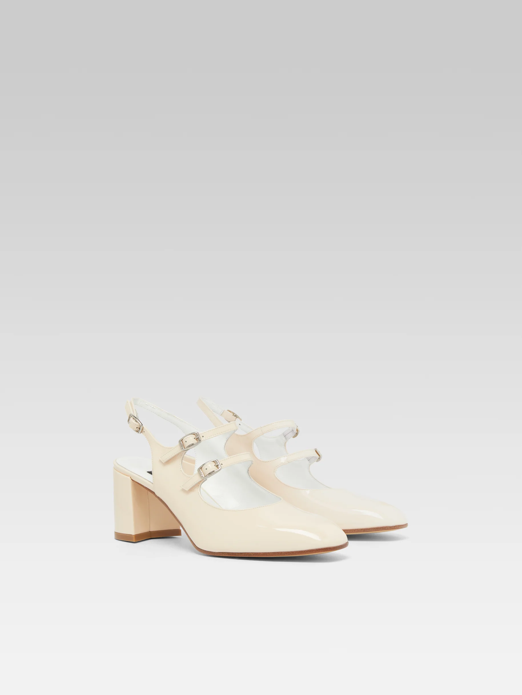 Banana - Babies slingback cuir verni nude - Image 5