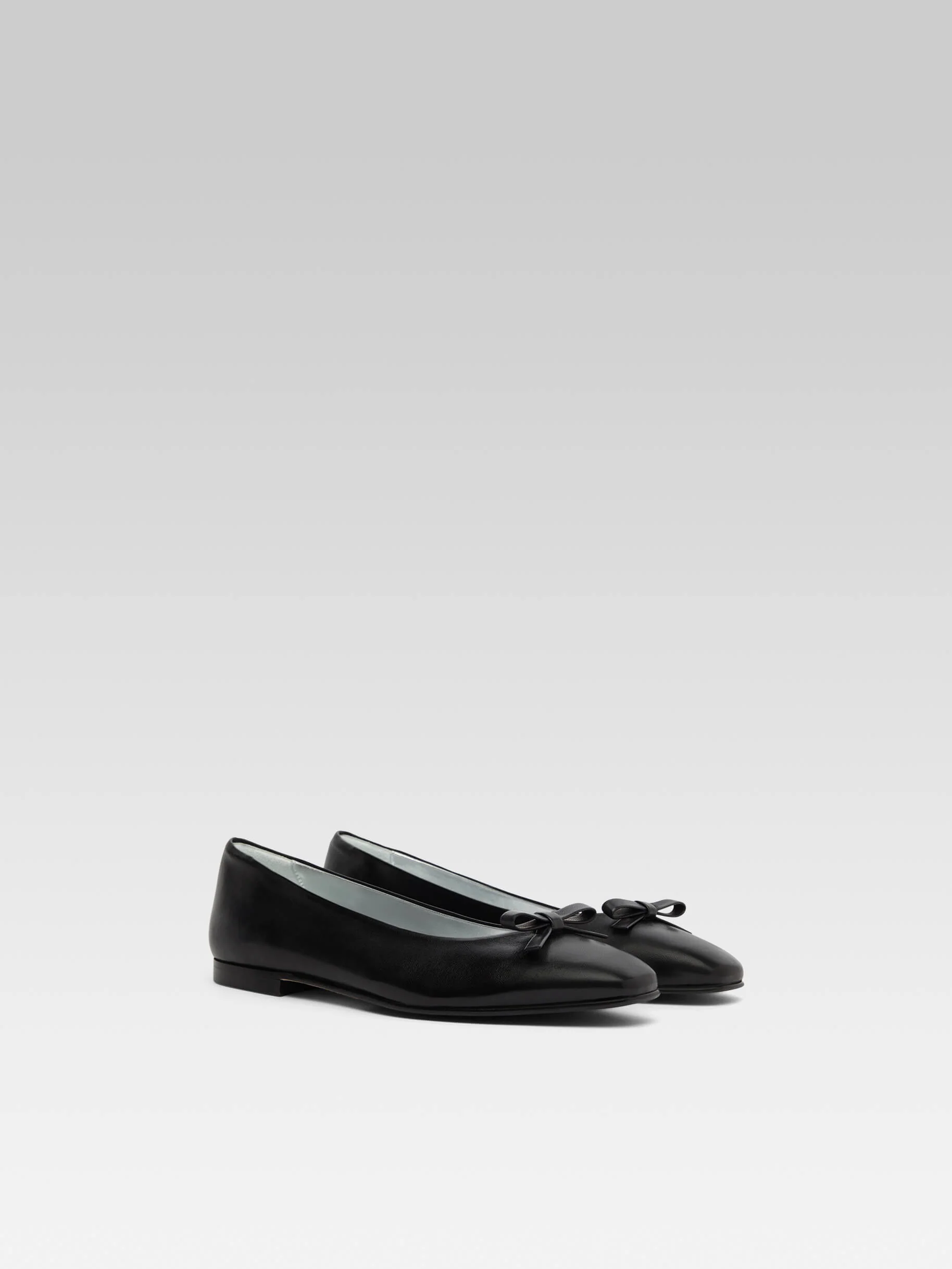 Bella - Ballerines cuir noir - Image 4