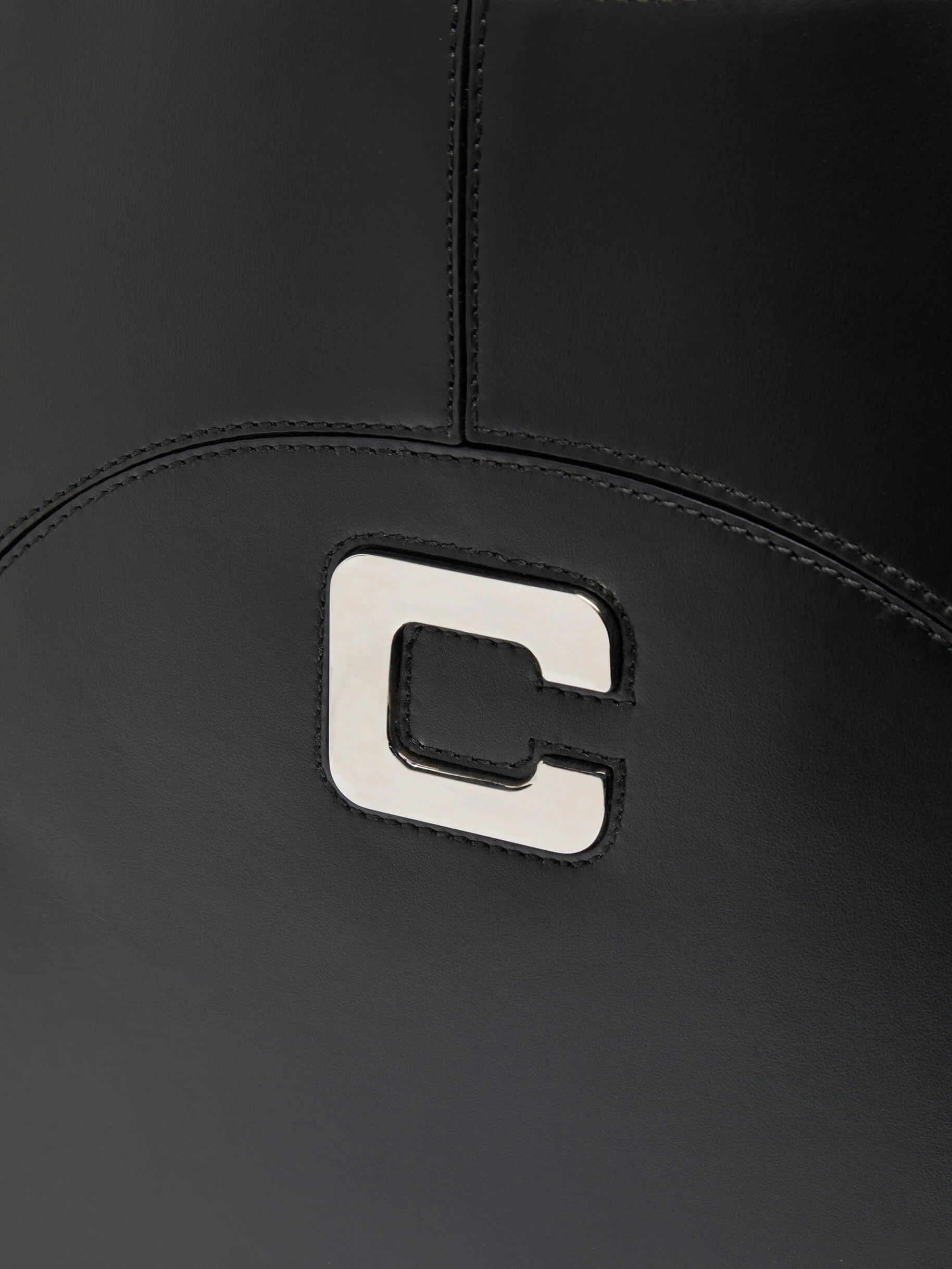 Clemenceau - Sac cabas cuir noir - Image 7