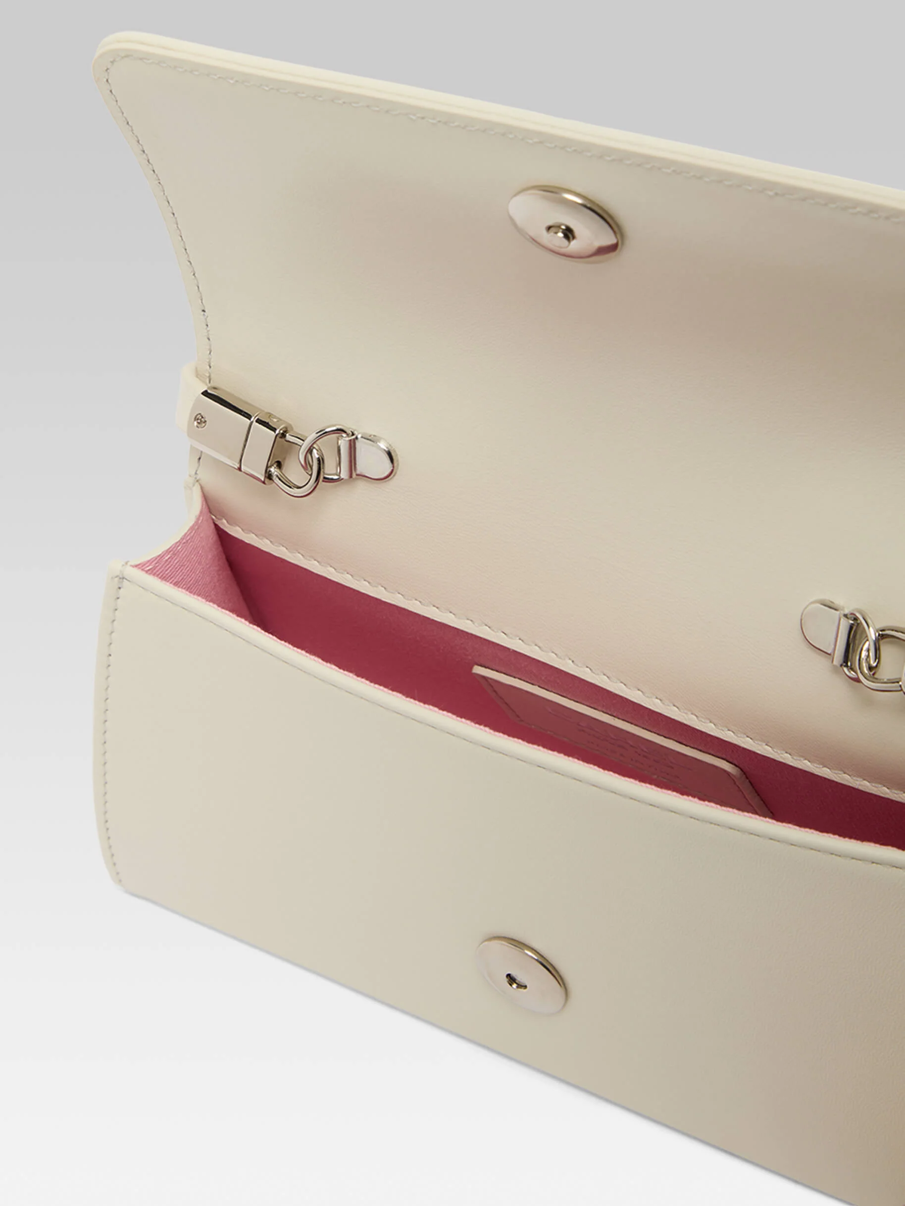 Elysee - Sac épaule cuir ivoire - Image 4