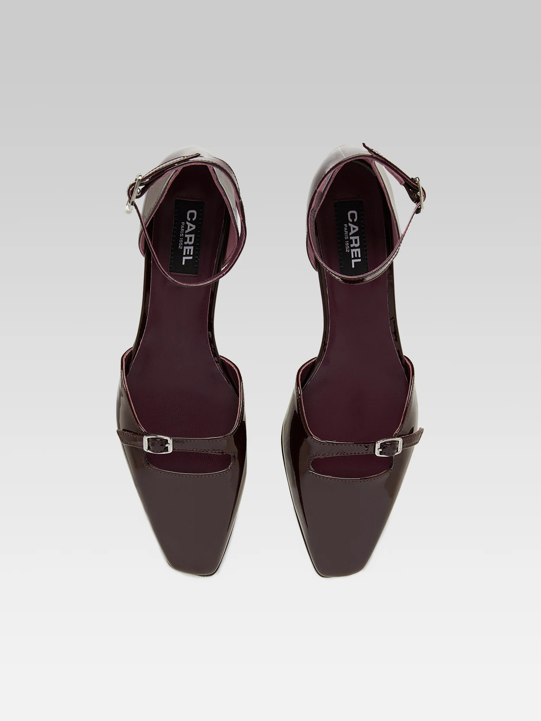 Emma - Ballerines cuir verni marron - Image 6