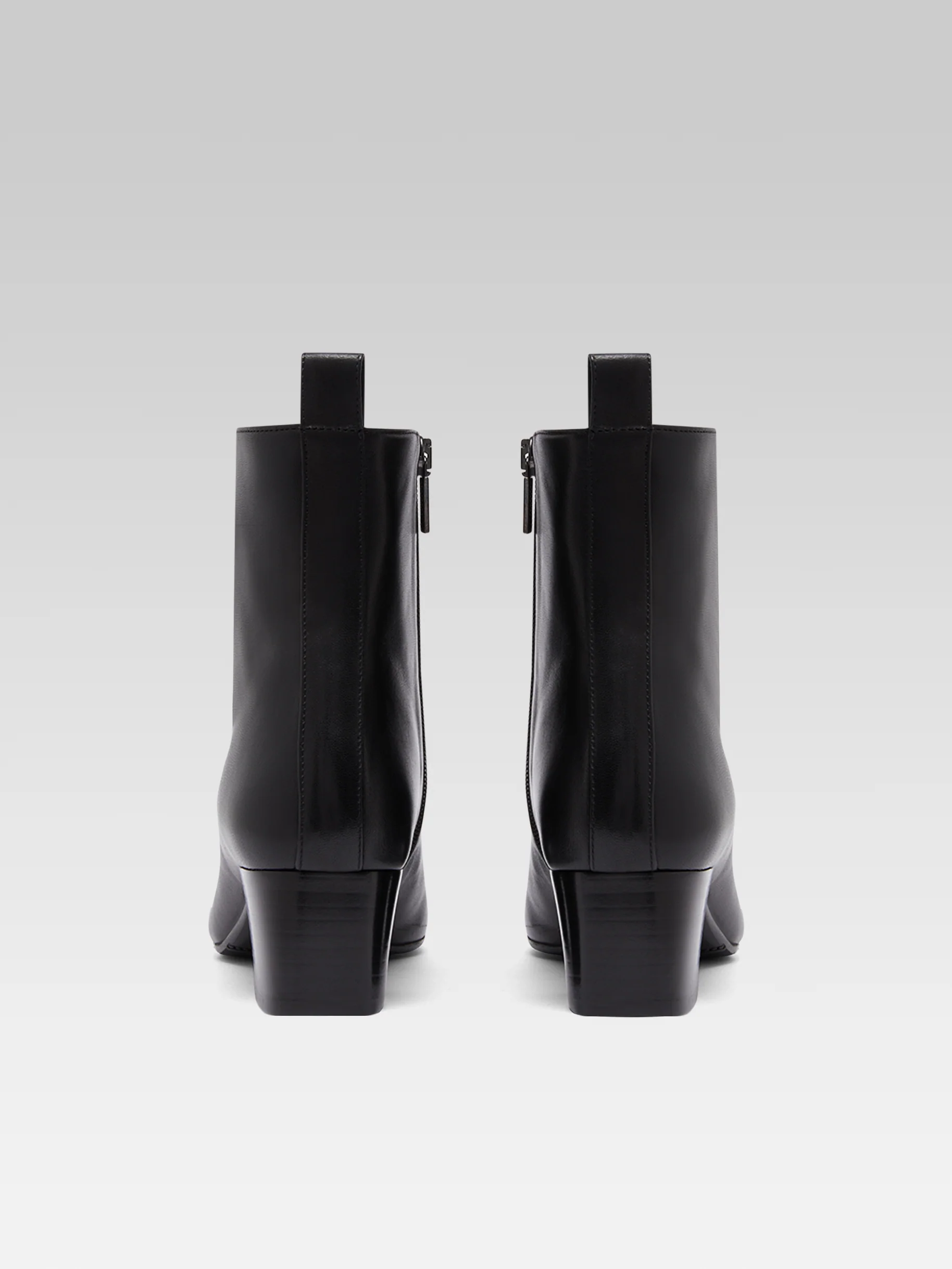 Estime - Bottines cuir et verni noir - Image 7