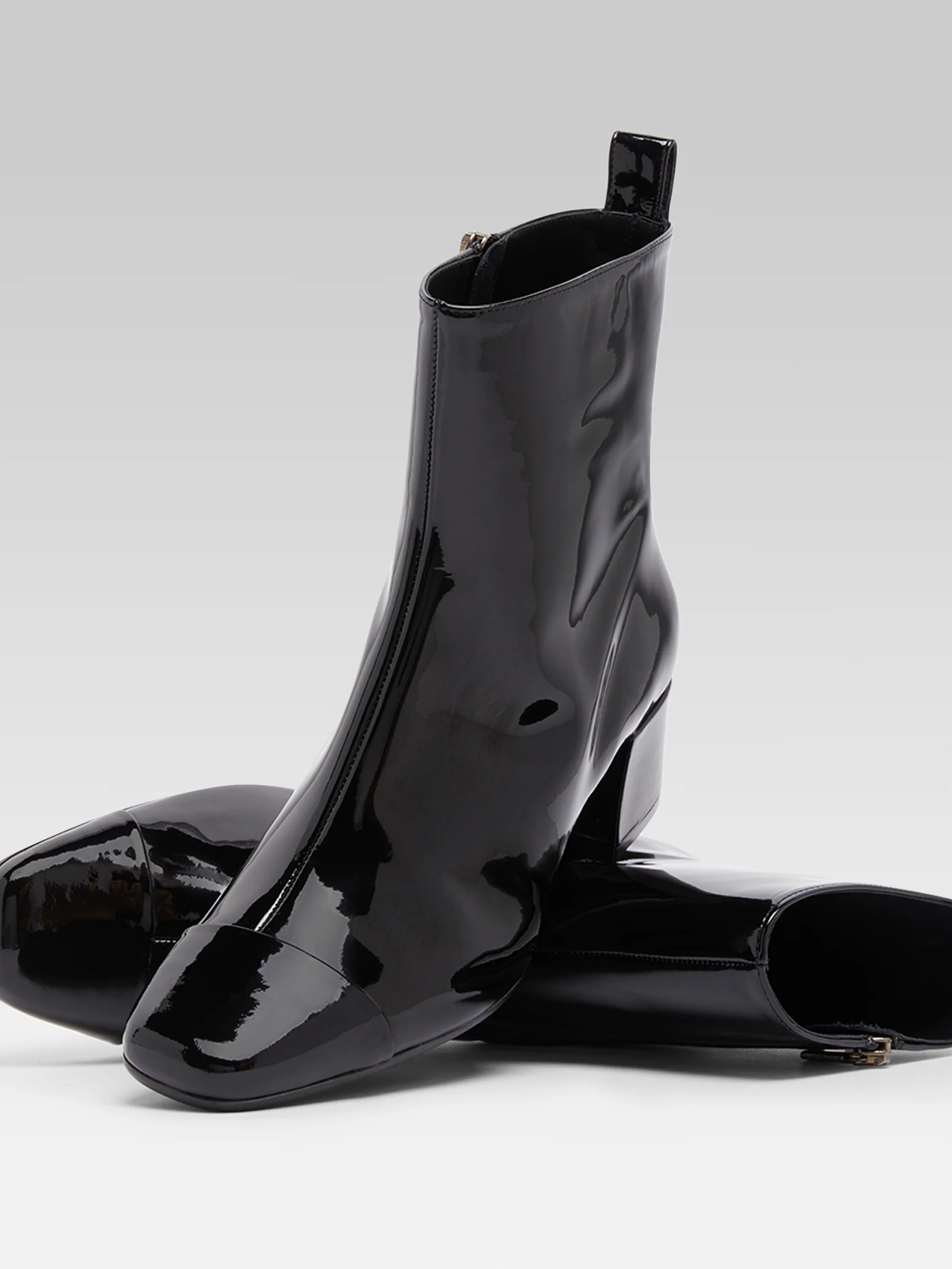 Estime - Bottines cuir verni noir - Image 4