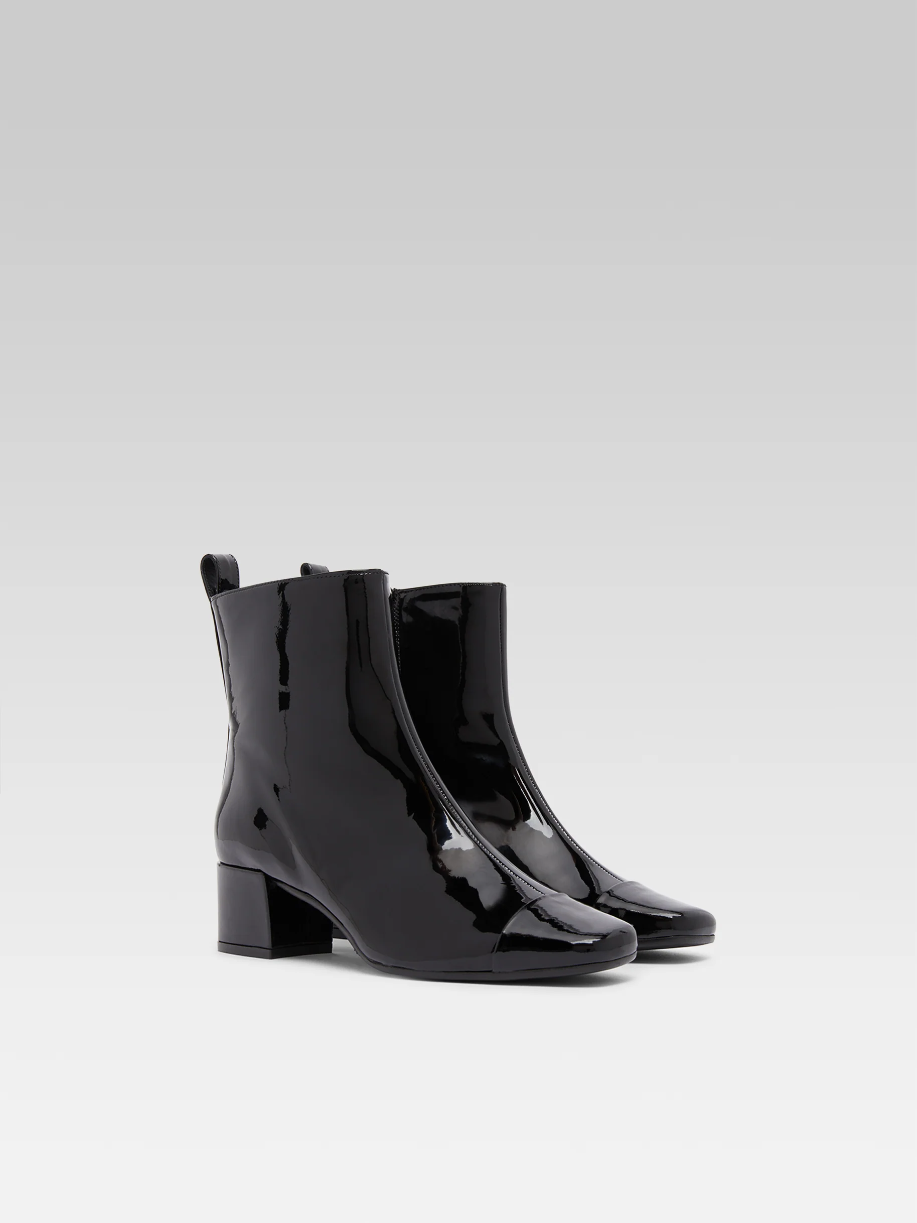 Estime - Bottines cuir verni noir - Image 5