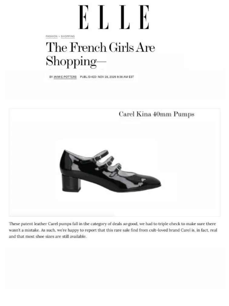 Kina - Escarpins babies cuir verni noir - Image 7