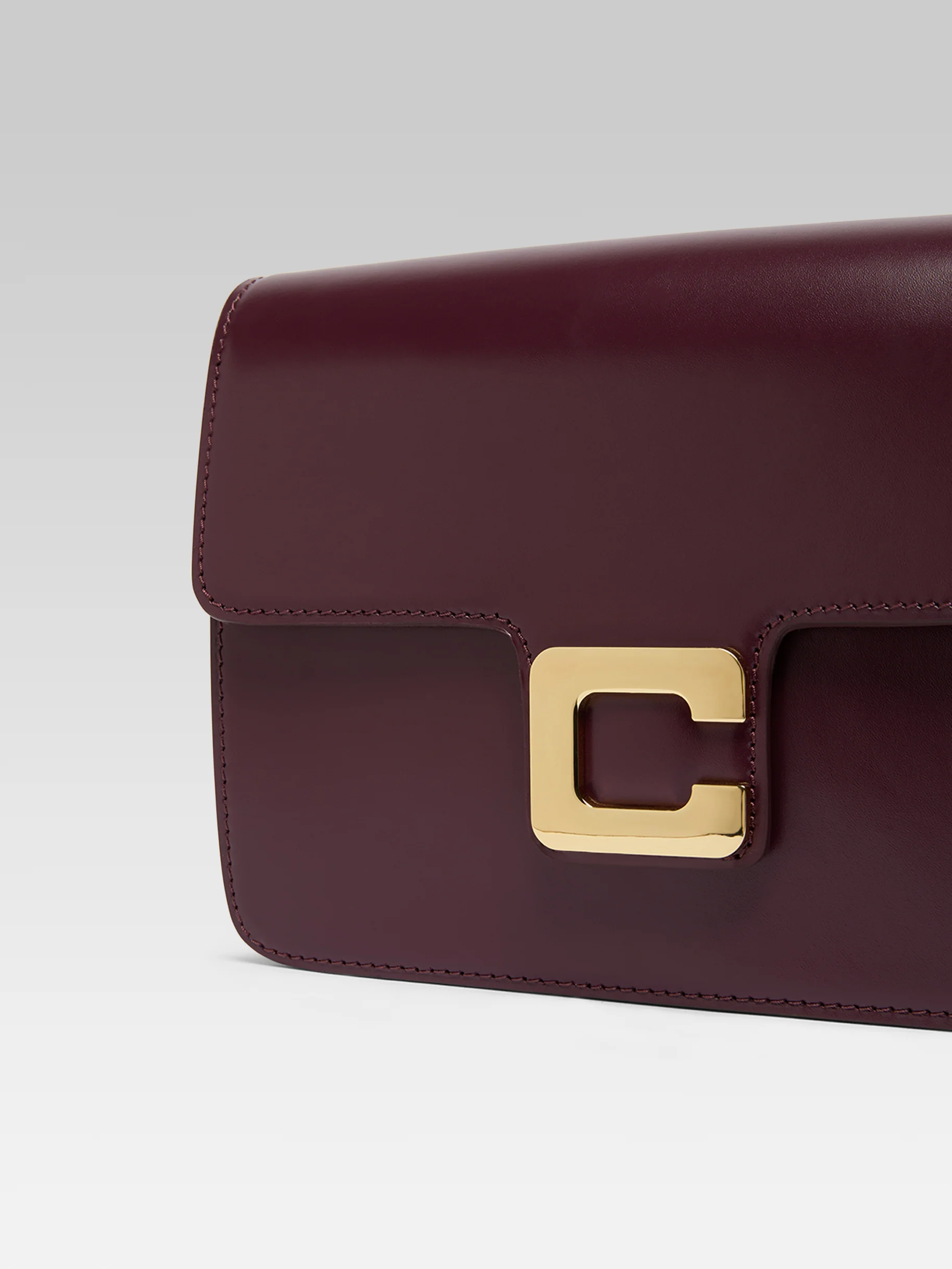 Mabillon - Sac cuir aubergine - Image 3