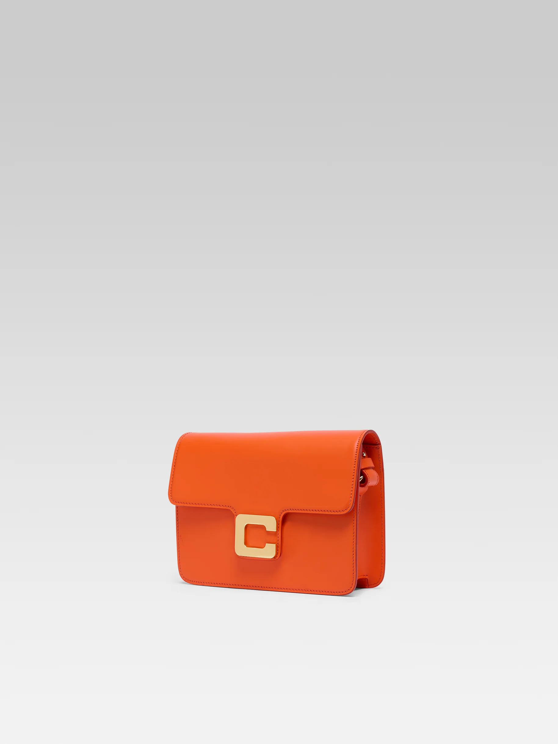 Mabillon - Sac cuir upcyclé orange - Image 4