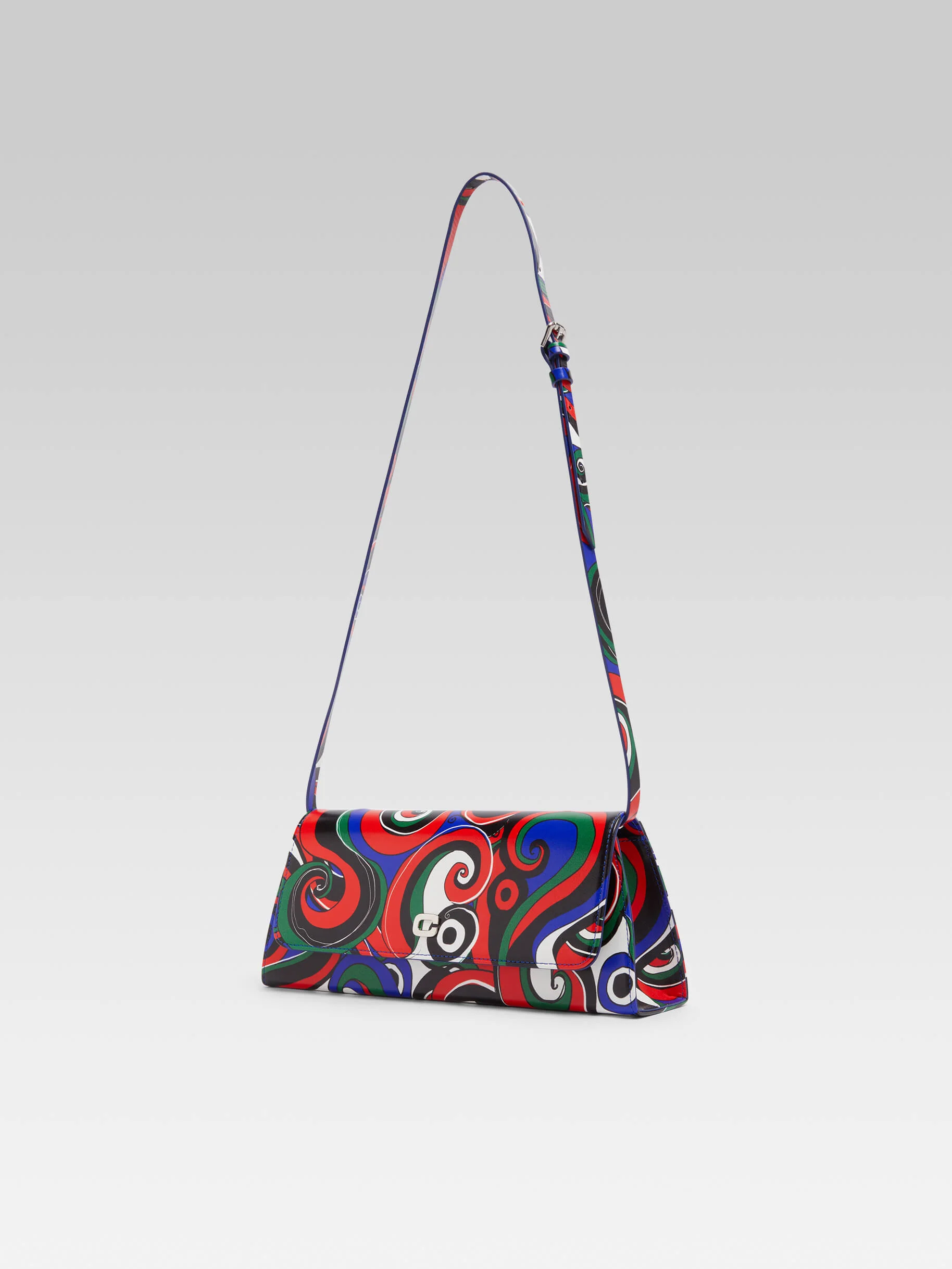 Madeleine - Sac cuir imprimé multicolore - Image 6