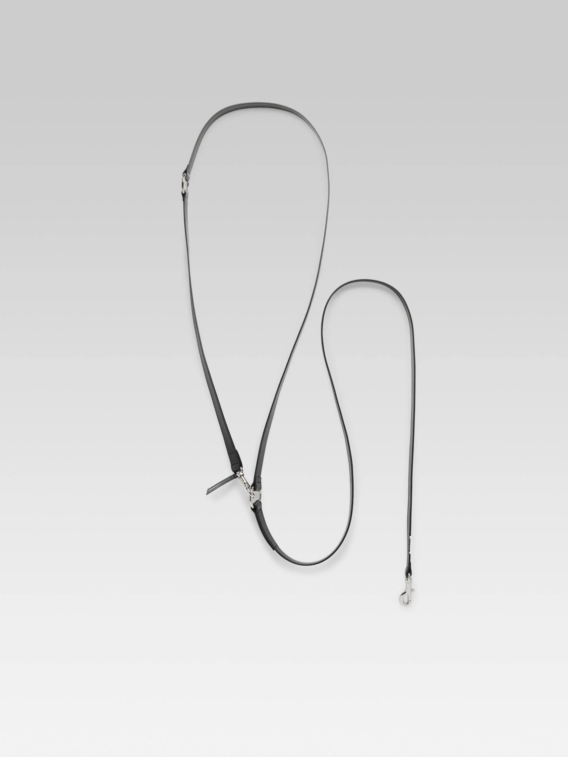 Milou - Laisse pour chien en cuir noir - Image 4