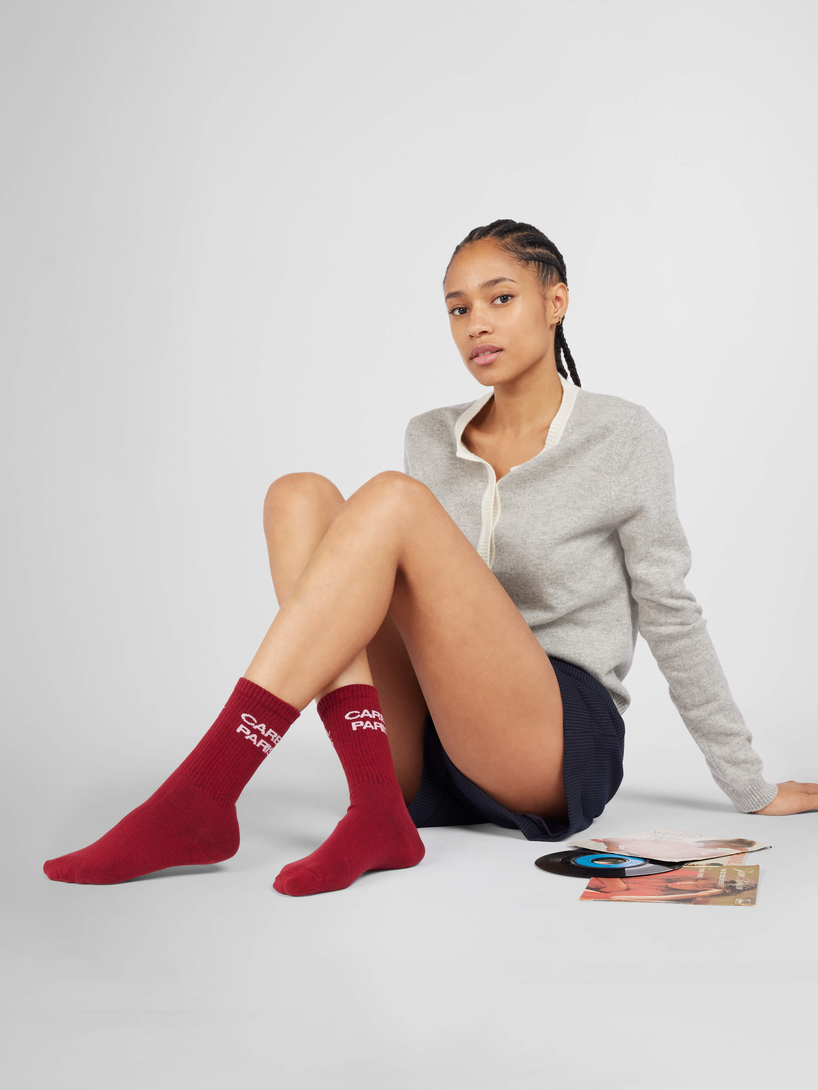 Nana - Chaussettes rouges Carel Paris - Image 3