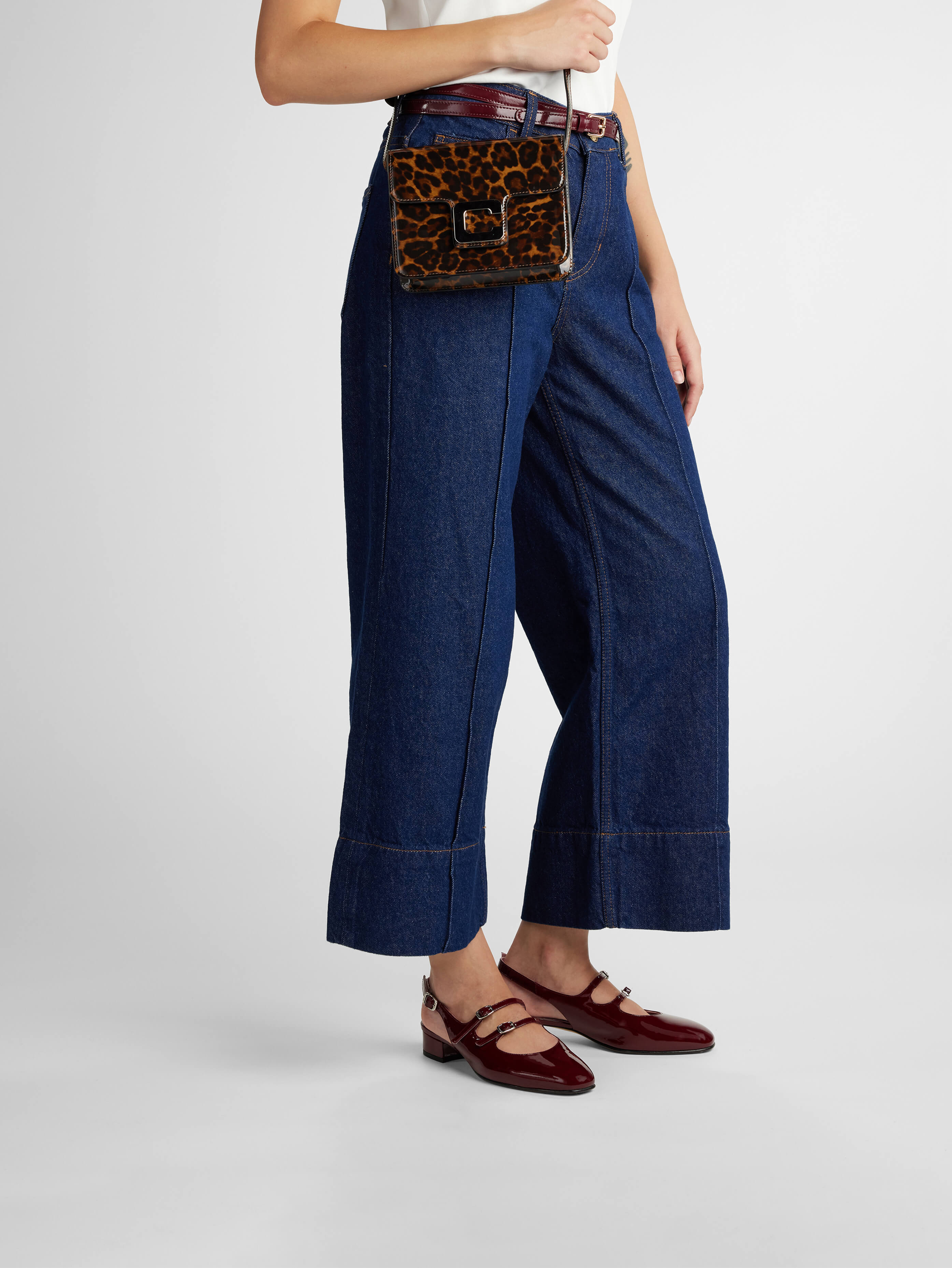 Peche - Babies slingback cuir verni bordeaux - Image 3