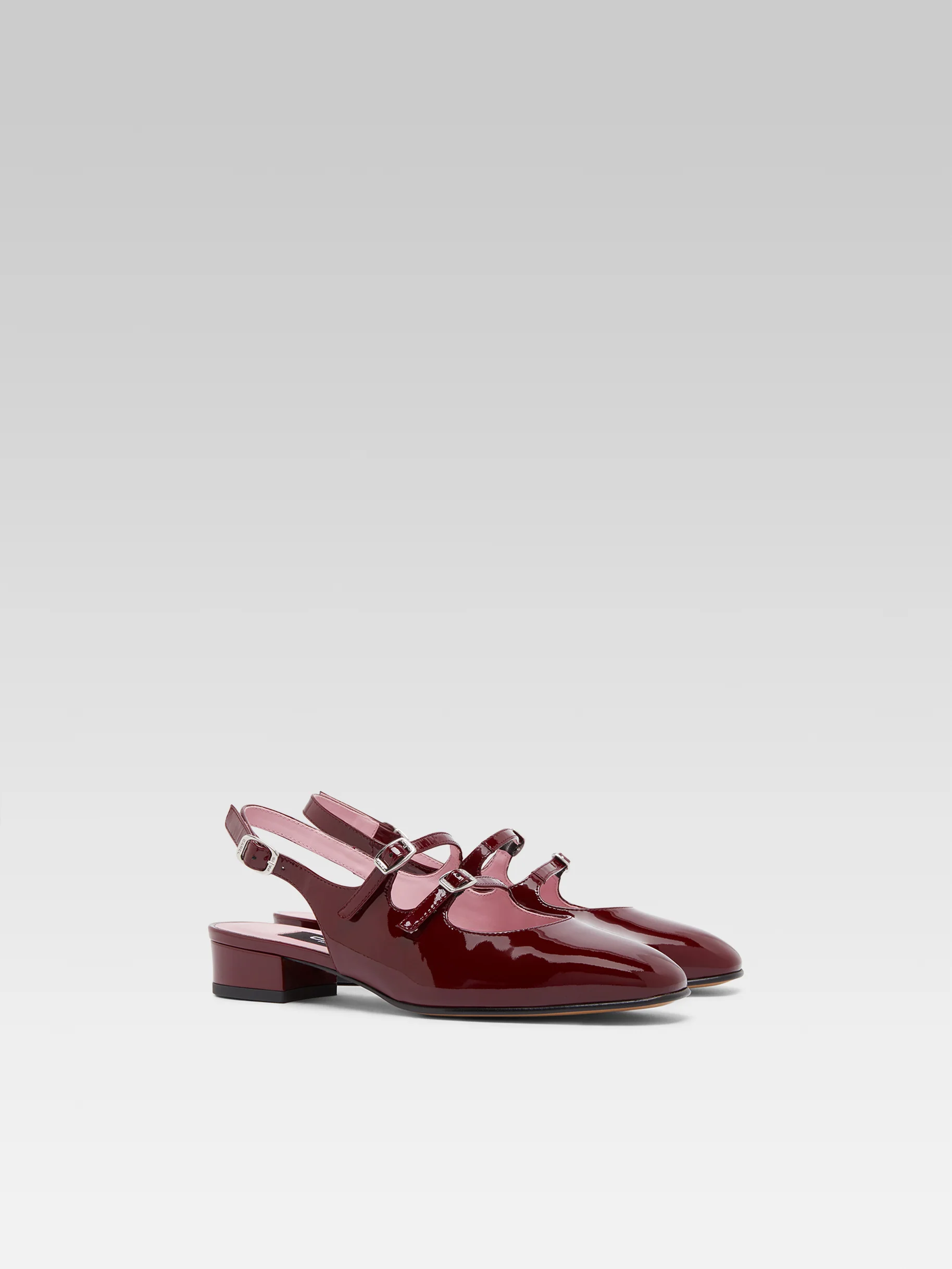 Peche - Babies slingback cuir verni bordeaux - Image 5