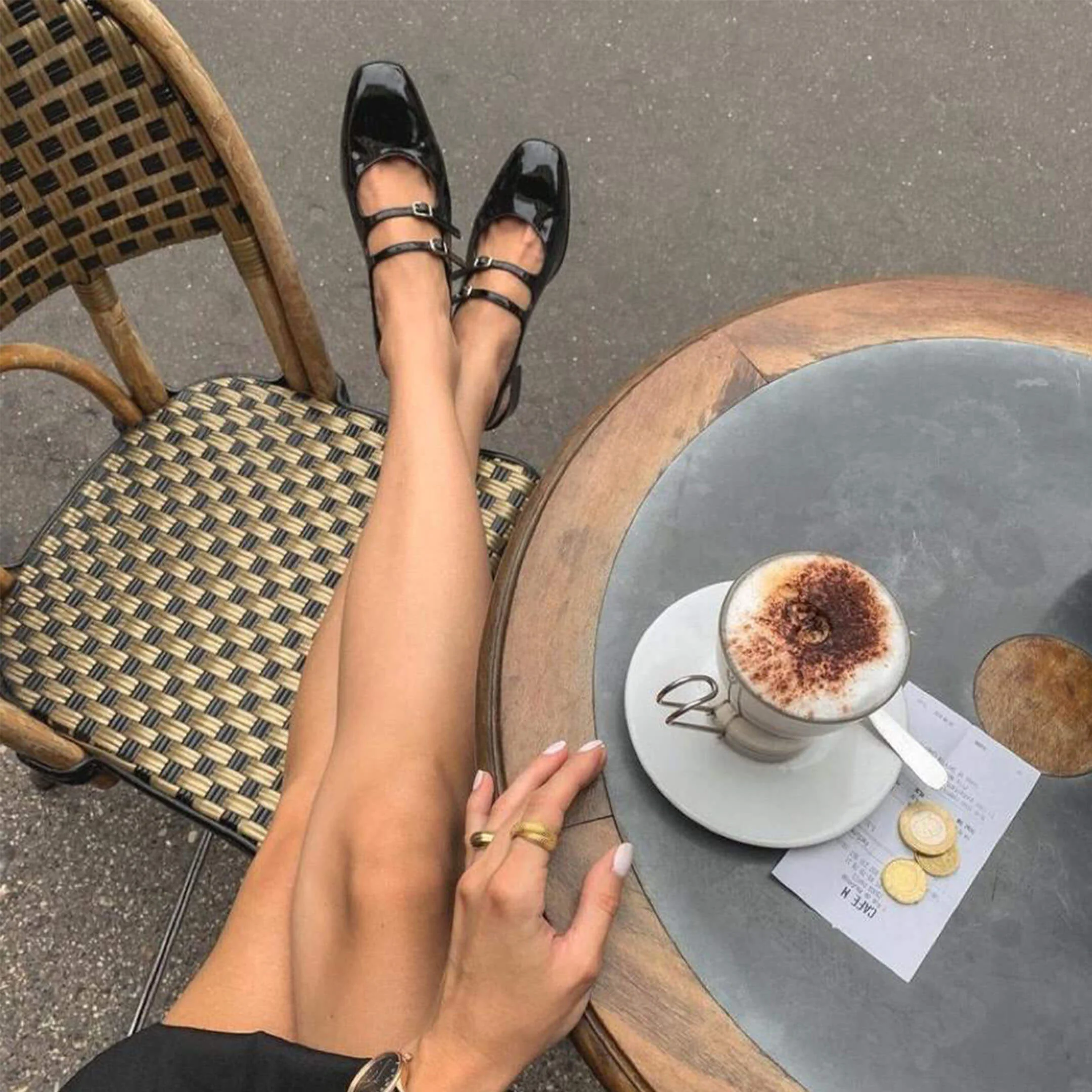 Peche - Babies slingback cuir verni noir - Image 3