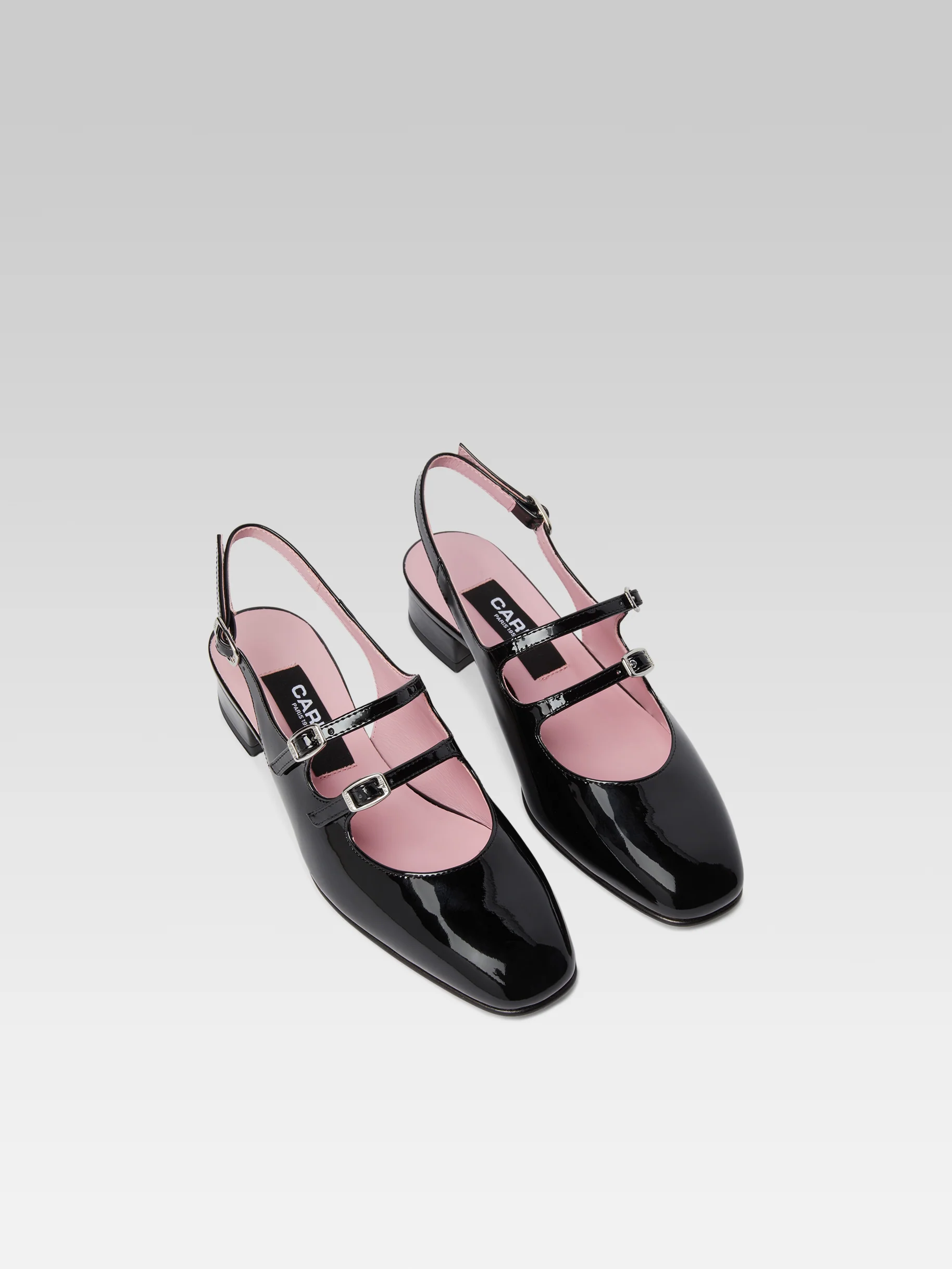 Peche - Babies slingback cuir verni noir - Image 4
