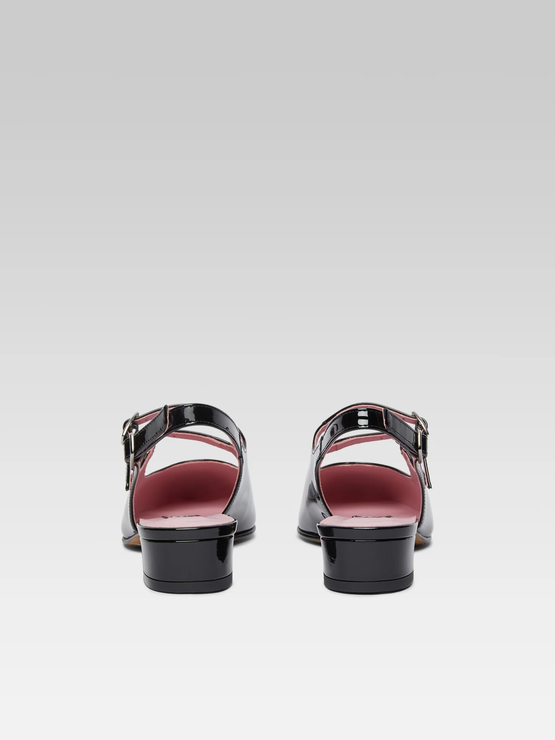 Peche - Babies slingback cuir verni noir - Image 6