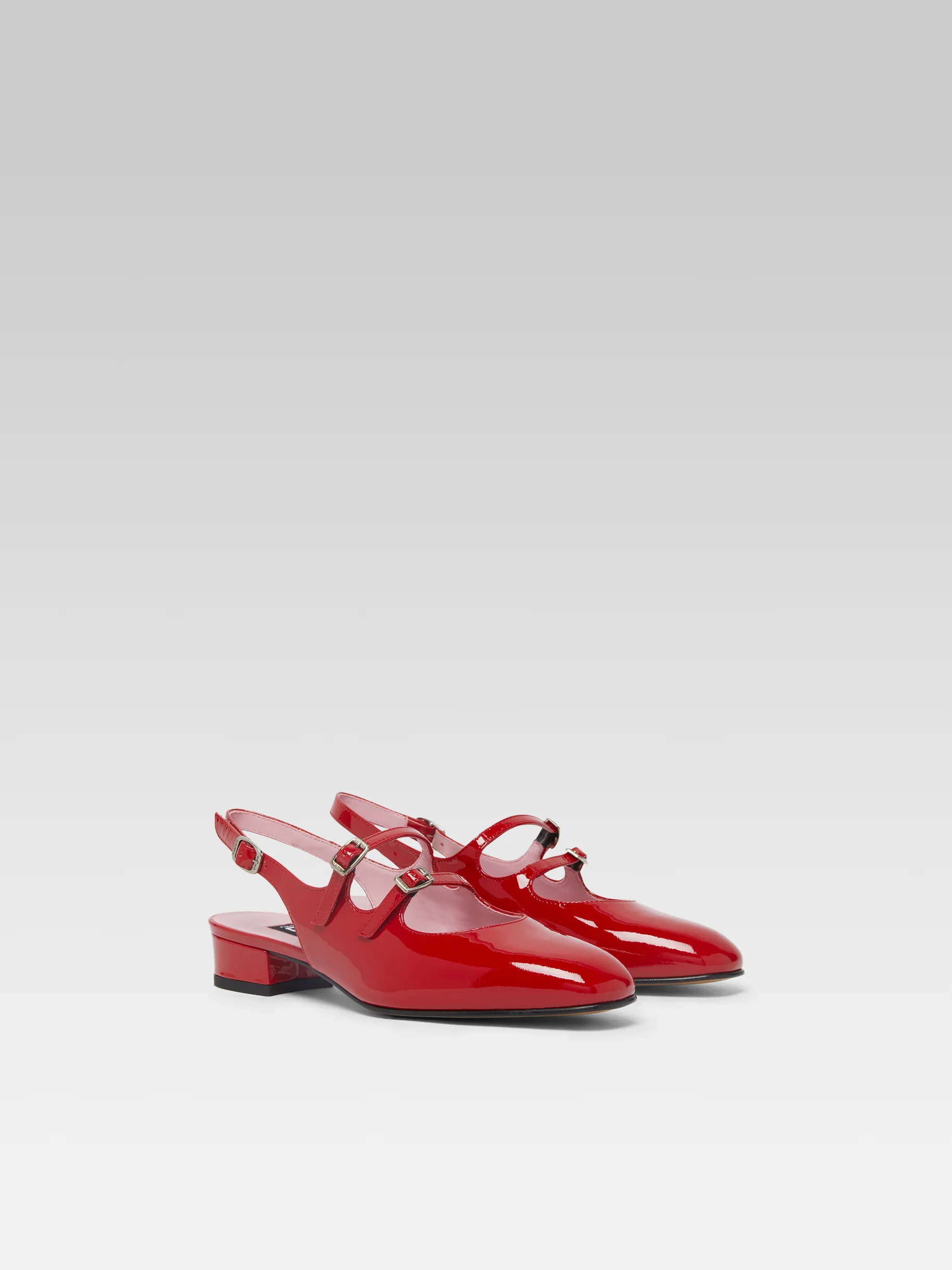 Peche - Babies slingback cuir verni rouge - Image 6