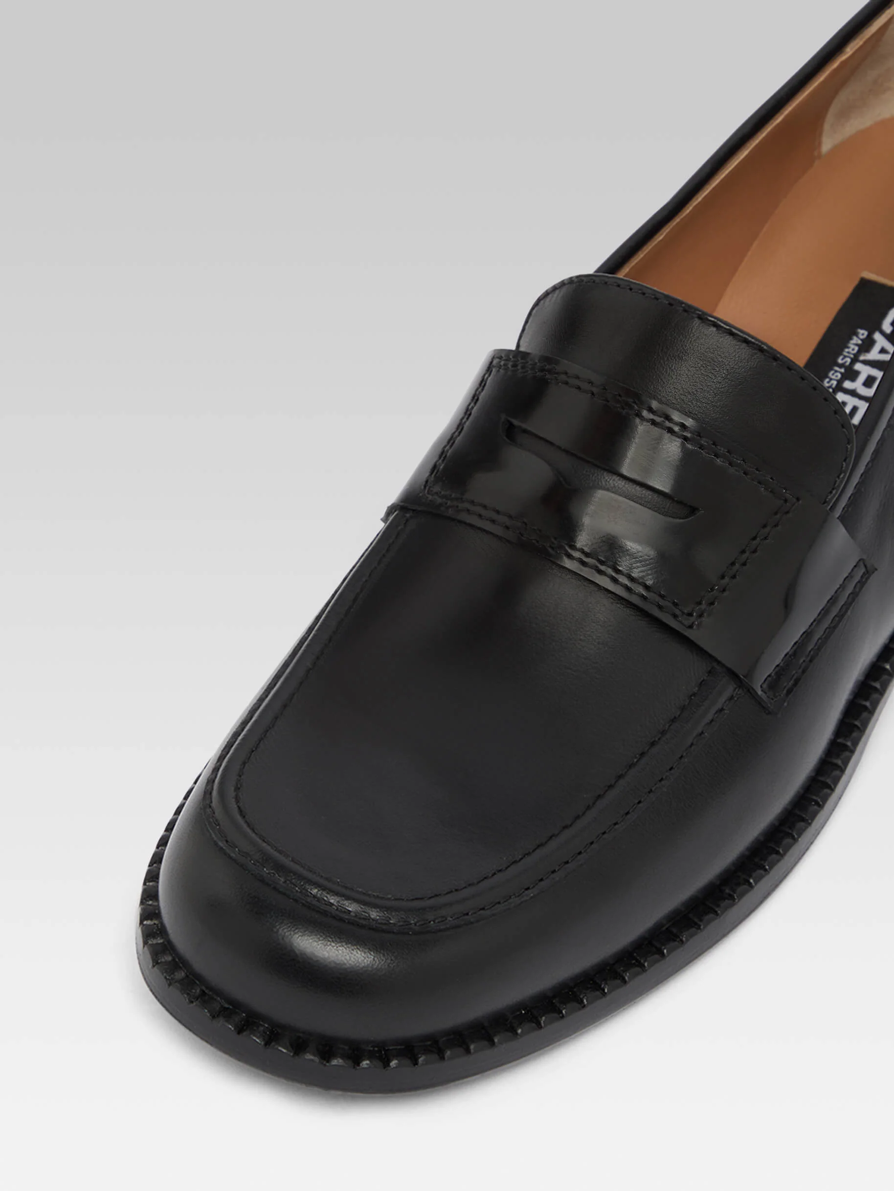 Penny - Mocassins cuir noir - Image 3