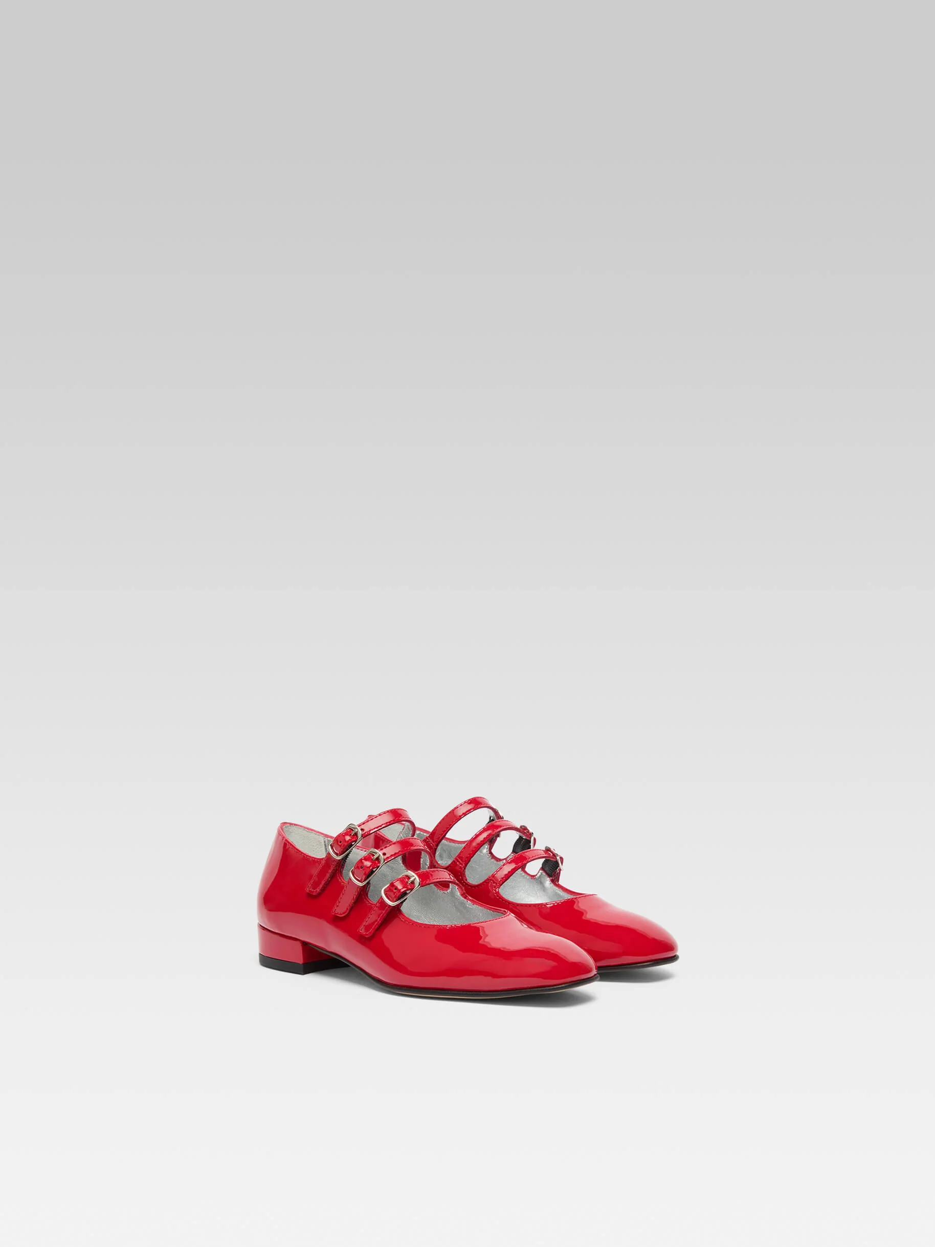 Petite Kina - Babies cuir verni rouge - Image 4
