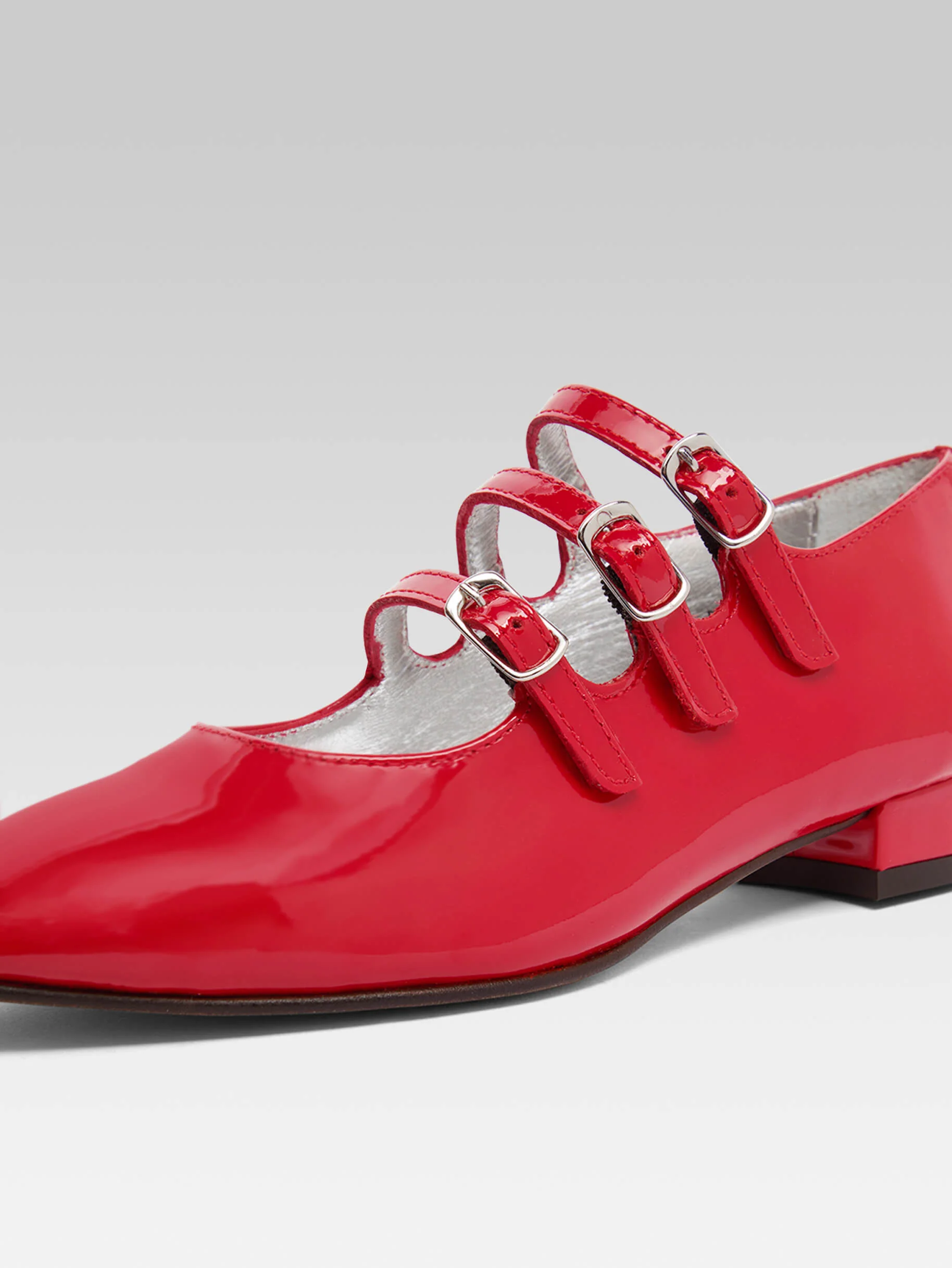 Petite Kina - Babies cuir verni rouge - Image 5