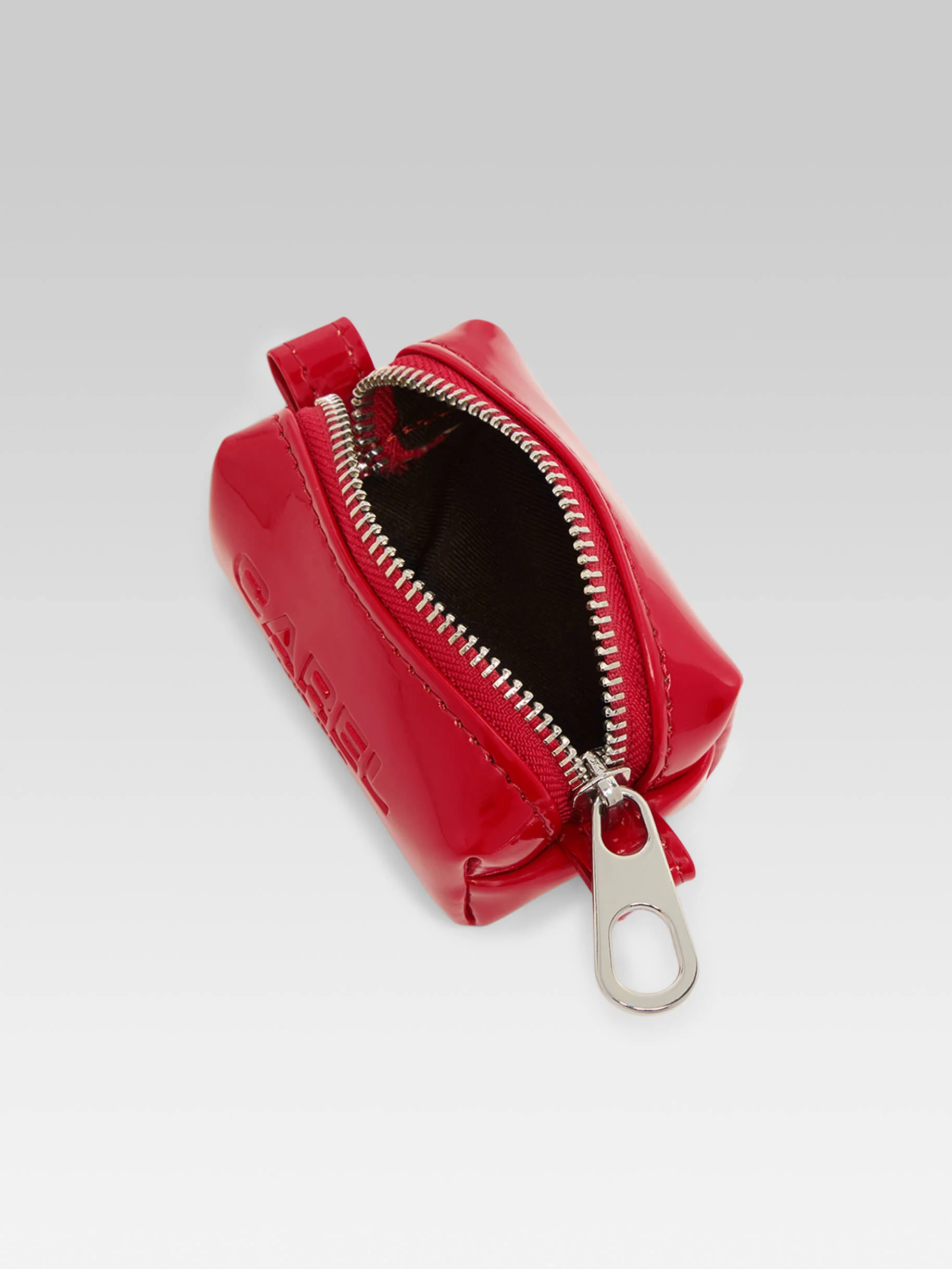 Rintintin - Distributeur de sacs canin cuir verni rouge - Image 5