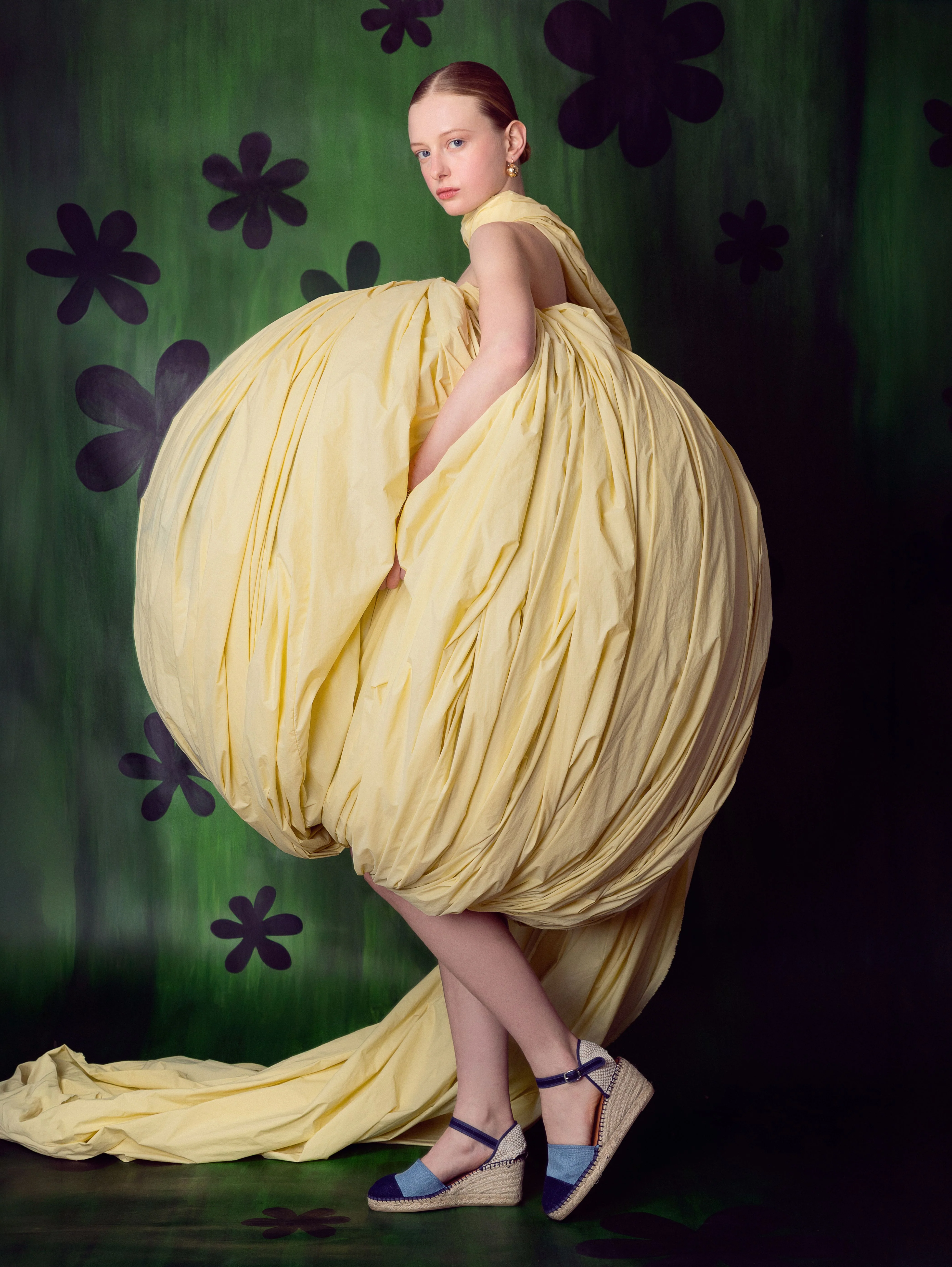 Rio - Espadrilles compensées tissu bi-jeans - Image 3