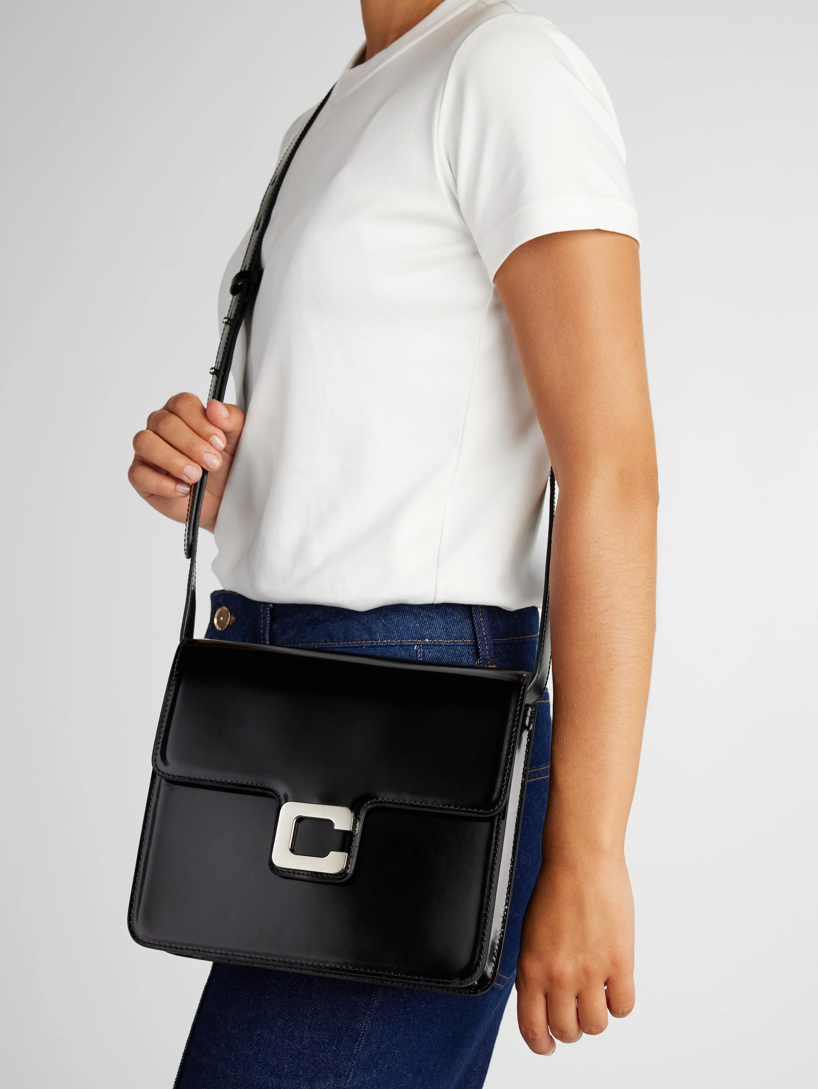 Sorbonne - Sac cuir glacé noir - Image 5