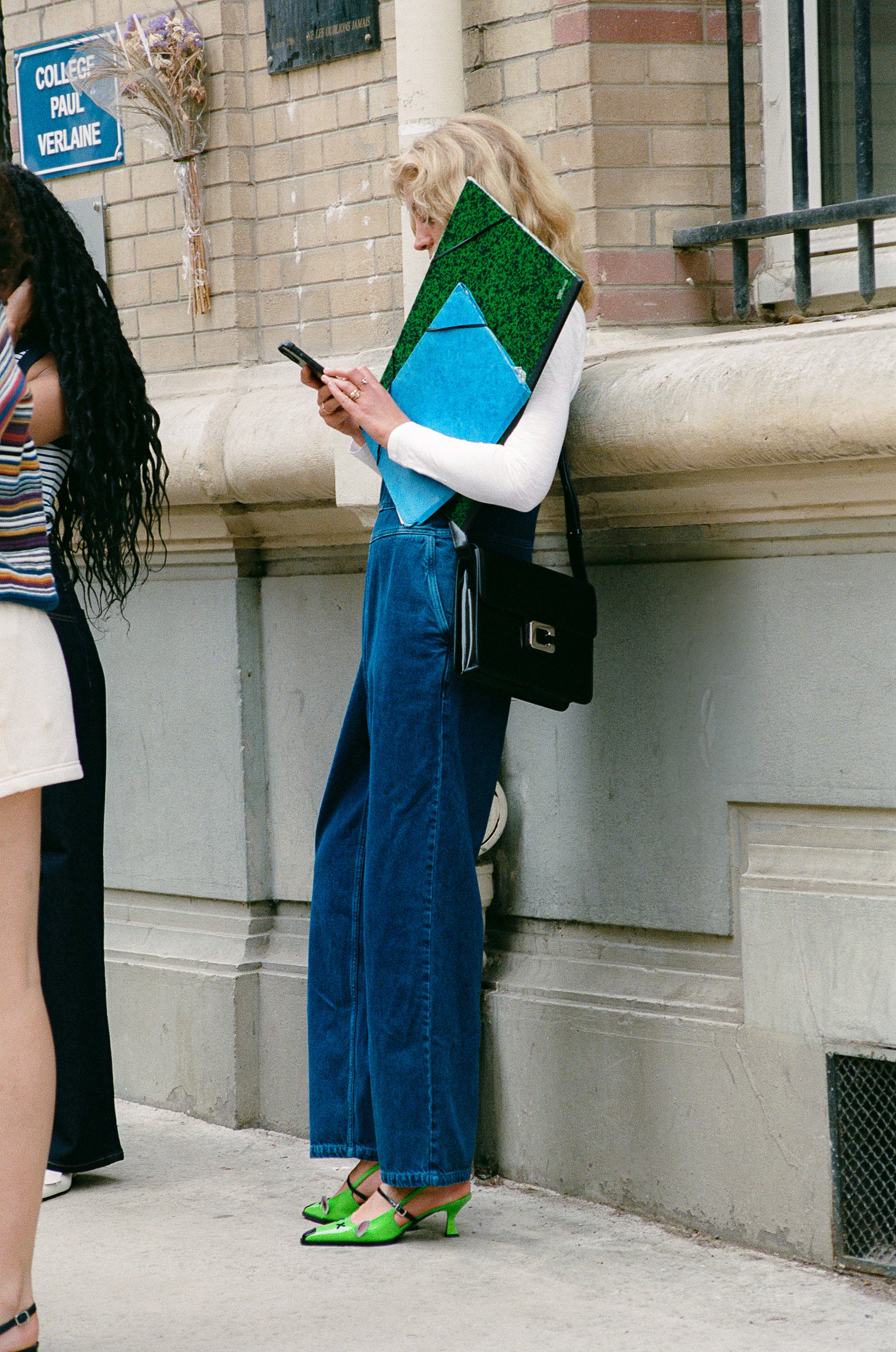 Sorbonne - Sac cuir glacé noir - Image 6