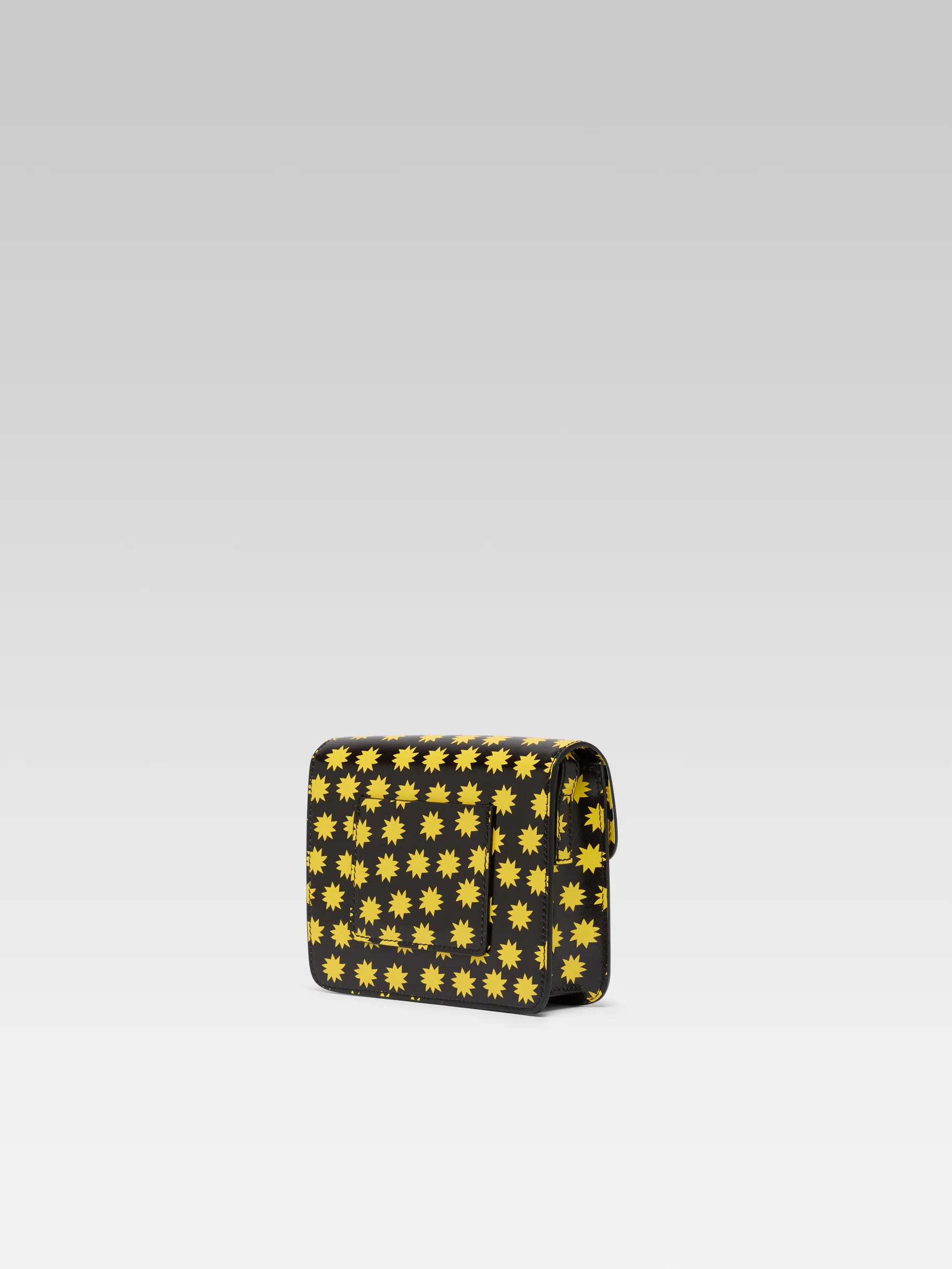 Star M - Sac cuir noir et étoiles jaunes - Image 5